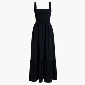 Hill House Home The Anjuli Nap Dress - Black Crepe Size XL